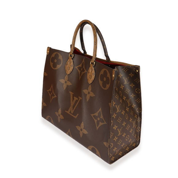 LOUIS VUITTON Monogram & Monogram Reverse Canvas Onthego GM - Picture 4 of 8